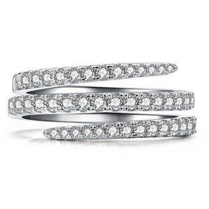 💞Fever Macro Pave Beautiful Thin Stackable Rings for Women, MARR9197